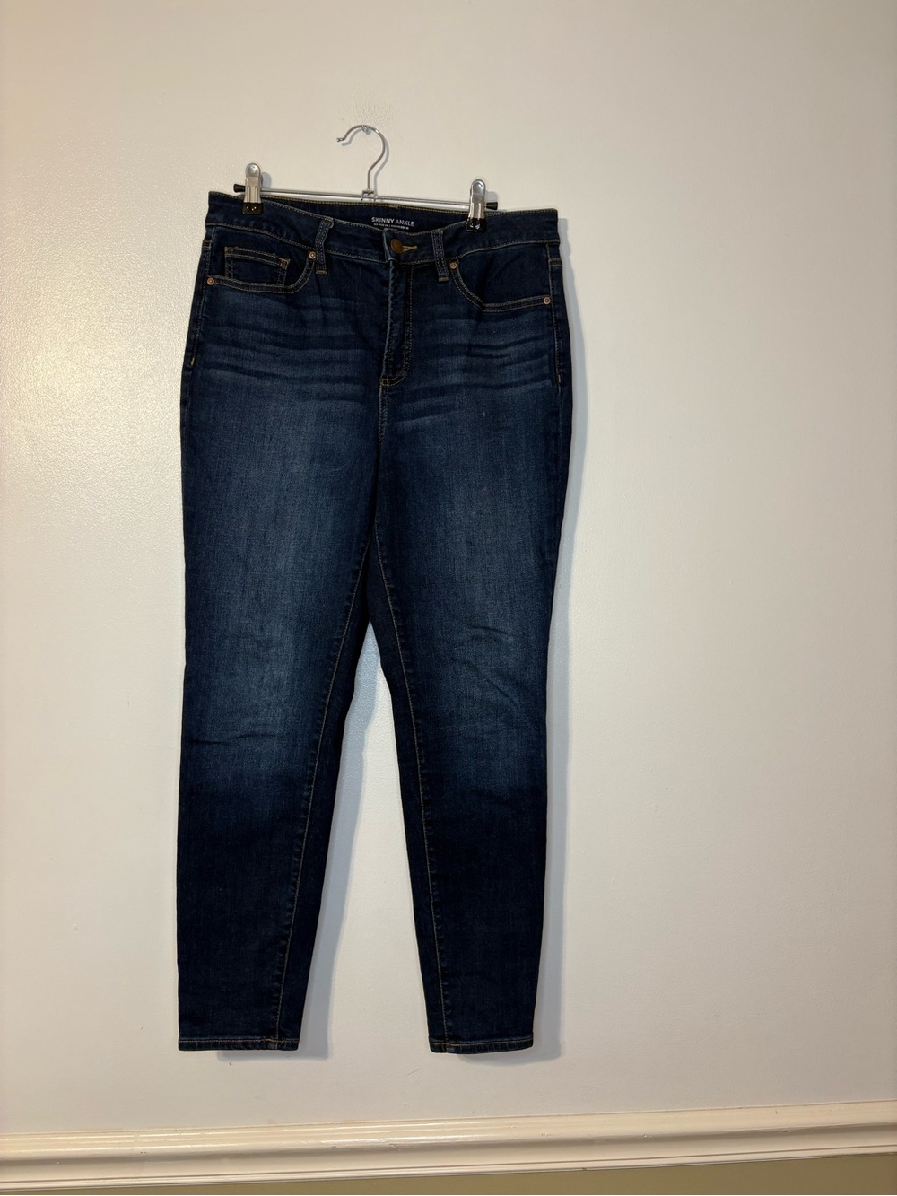 Chico's Dark Blue Skinny Jeans